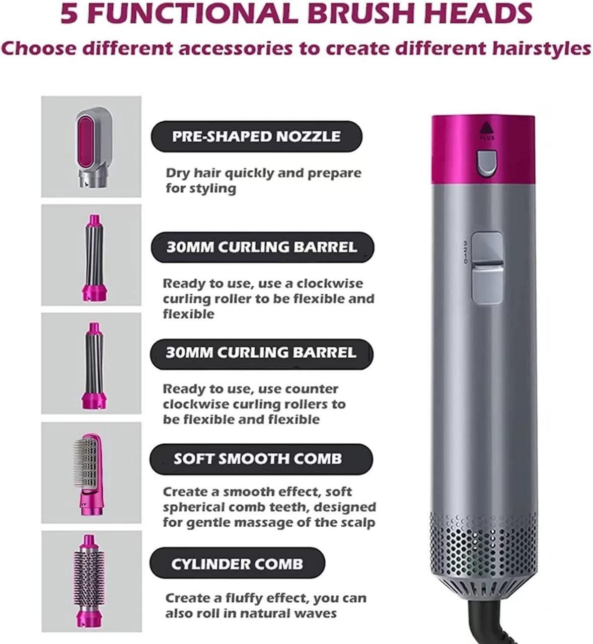5-in-1 Hair Dryer & Styling Tool